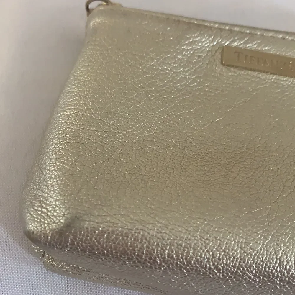 Tiffany & Co. Small Leather Pouch - Gold